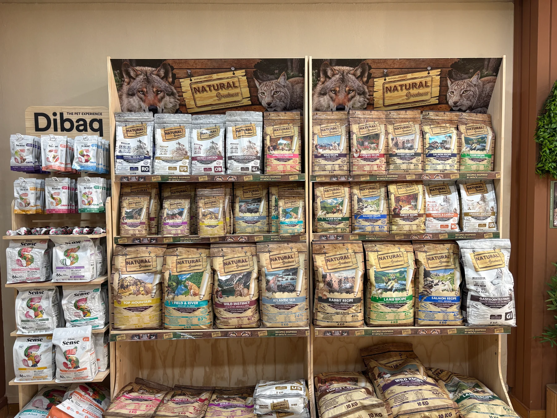 Estanterías de alimentación premium en Wildpet